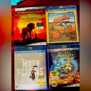 Brand new blu ray dvds